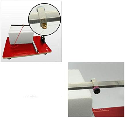 Hot Wire Foam Cutter Tabletop Hot Wire Cutter 22.8x15in Foam Sponge Cutting Machine for Styrofoam Sponge EPE Ribbon KT Board Adjustable Angle and Temperature 110V 36W