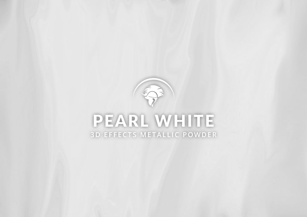 Spartan Epoxies Metallic Pigment Powder for Epoxy - 30 Unique Colors, 4oz for 1 Gallon and 12oz for 3 Gallons of Clear Epoxy, Made in The USA (Pearl White, 12oz (135 Grams))