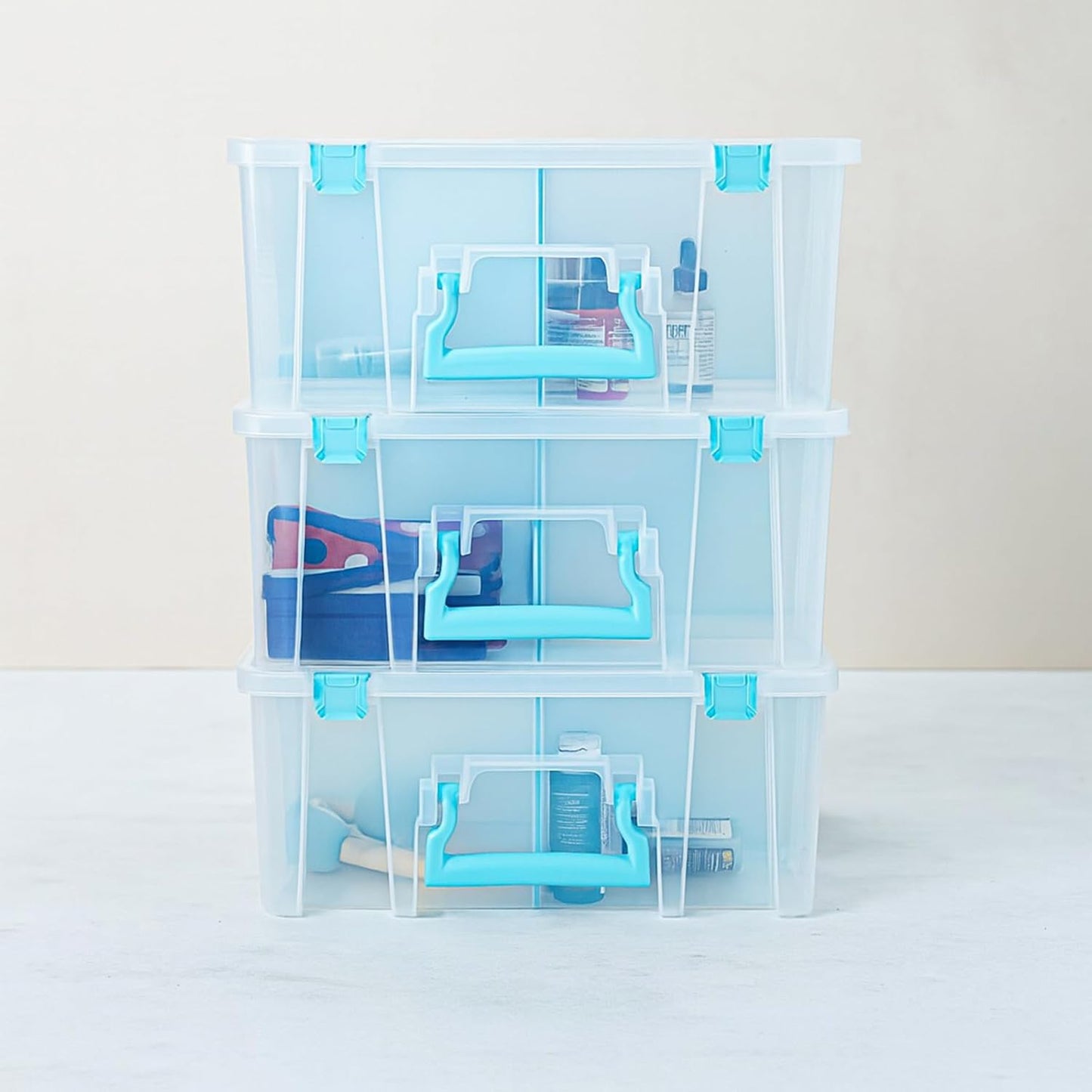 ArtBin Super Satchel Double Deep Compartment Box - Art Storage with 8 Removable Compartments, Smart Closure for Craft Supplies