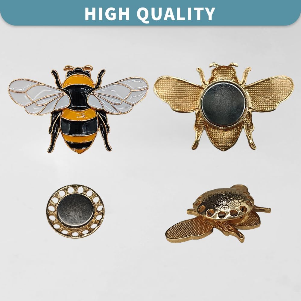 Magnetic Needle Minder Magnet Embroidery Accessories and Supplies Embroidery Needle Holder Cross Stitch Holder Needlework Supplies (Cardinal) (Bee)