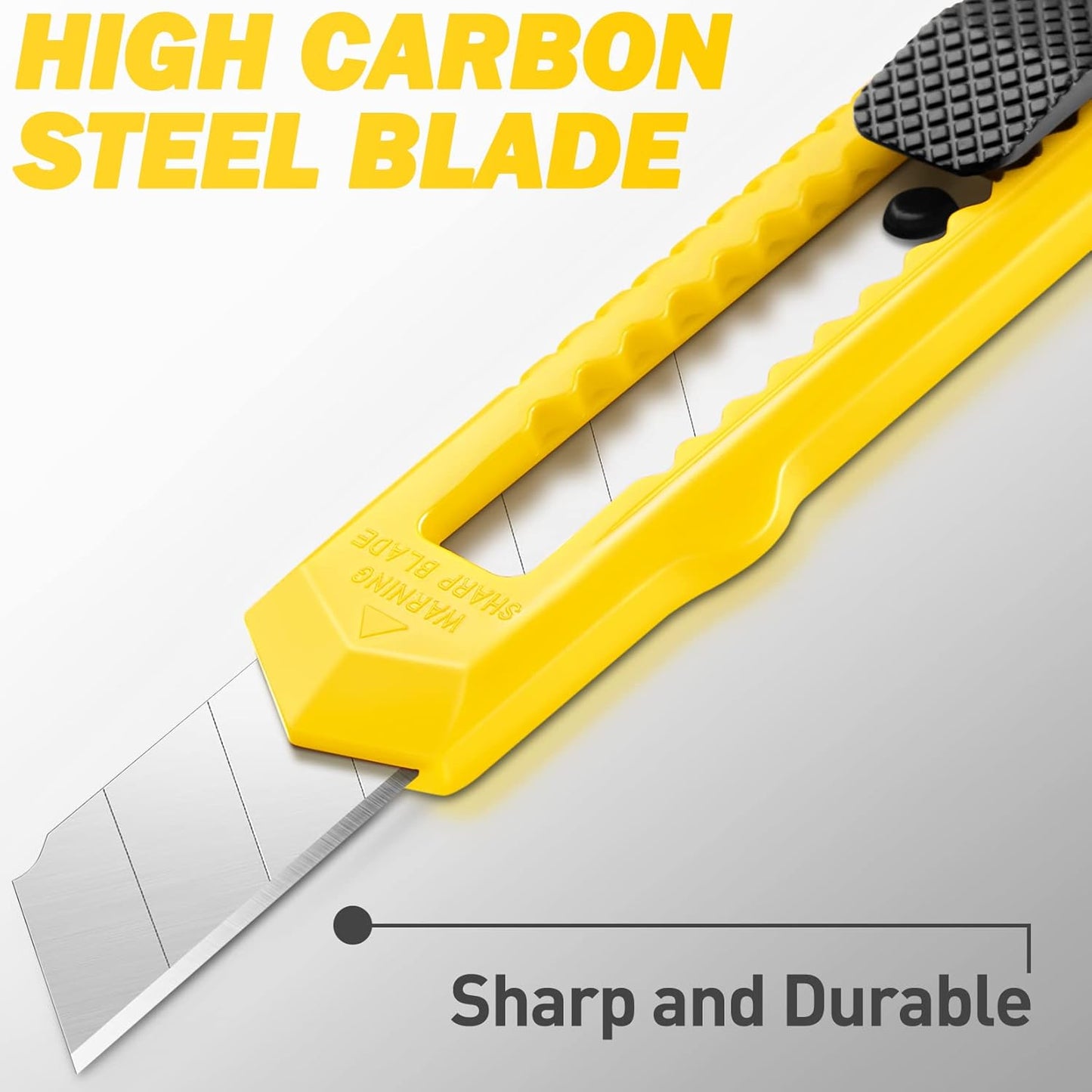 DIYSELF 14 Pack Box Cutter Retractable, 18mm Box Knife, Utility Knife Retractable with Snap Off Blade, Box Opener for Home, Cutter Knives for Cardboard, Art, Craft