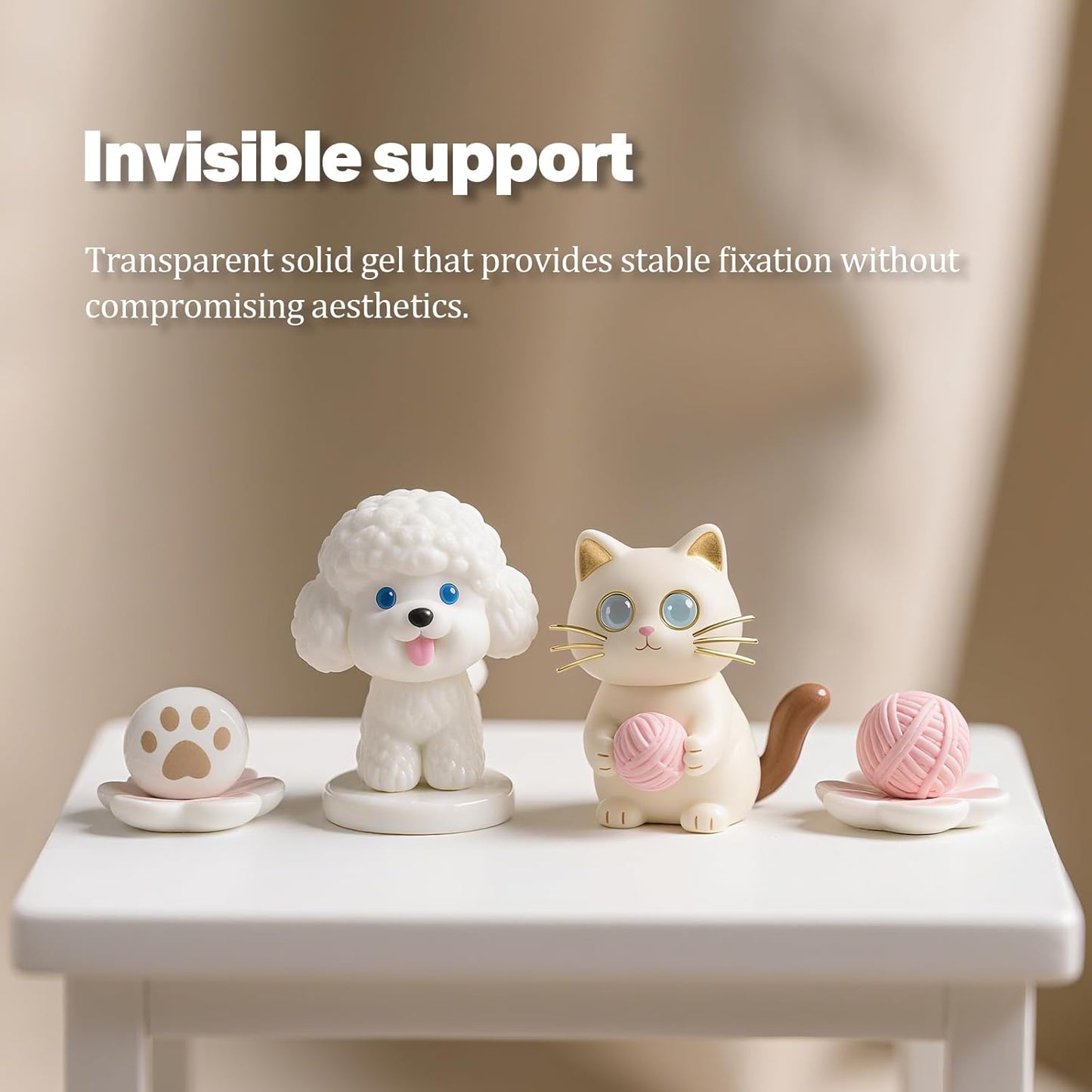 12.06 oz Exhibit Gel for Museum - Safe, Clear & Reusable Exhibit Gel for Antiques, Glass, Ceramic, Collectibles & Action Figures | Residue-Free, Removable | Protect Your Treasures