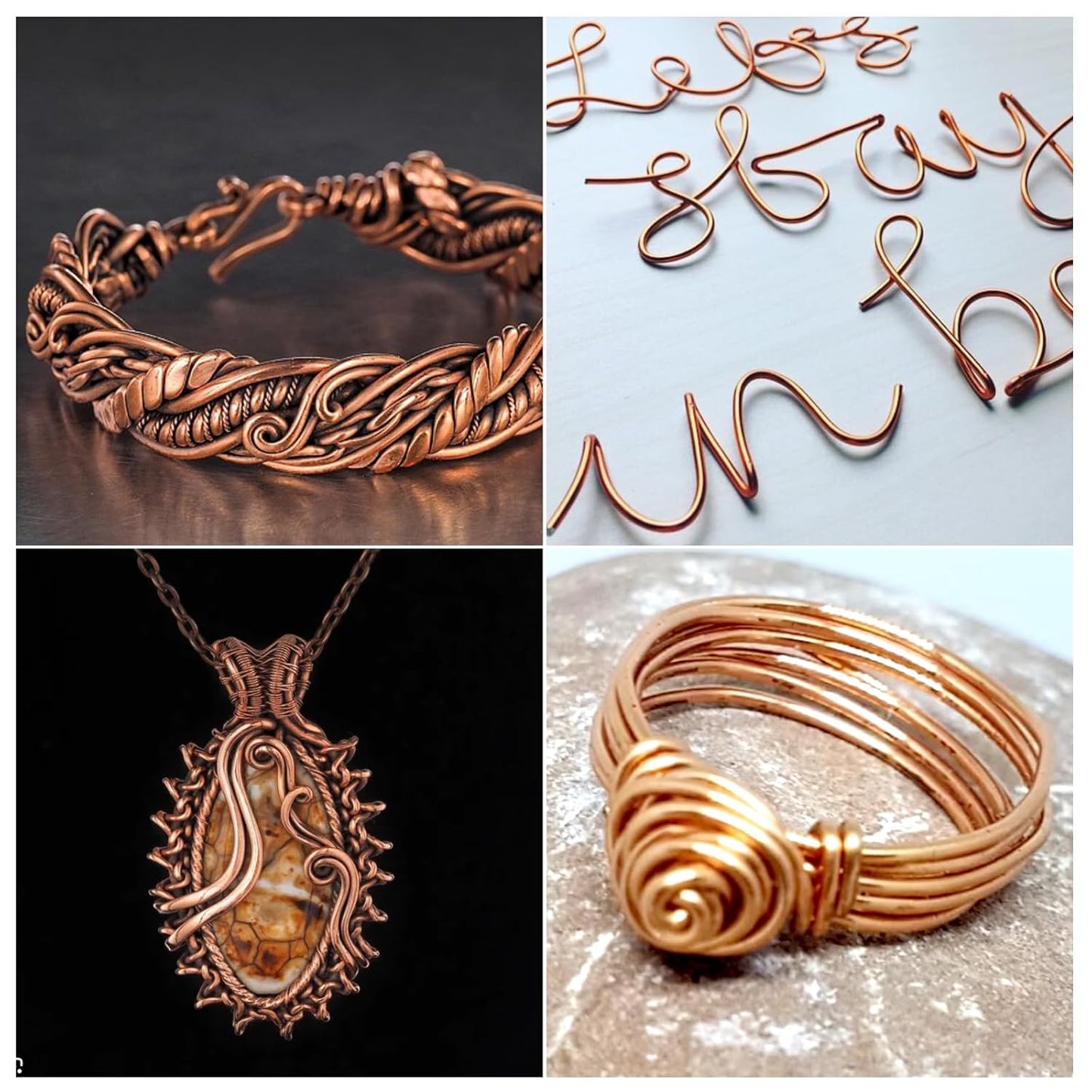 18 Gauge/ 1.0 mm 213 Feet 1 Pound Dead Soft Copper Wire for Electroculture Gardening, Jewelry Making, Beading, Science Projects, DIY Artwork