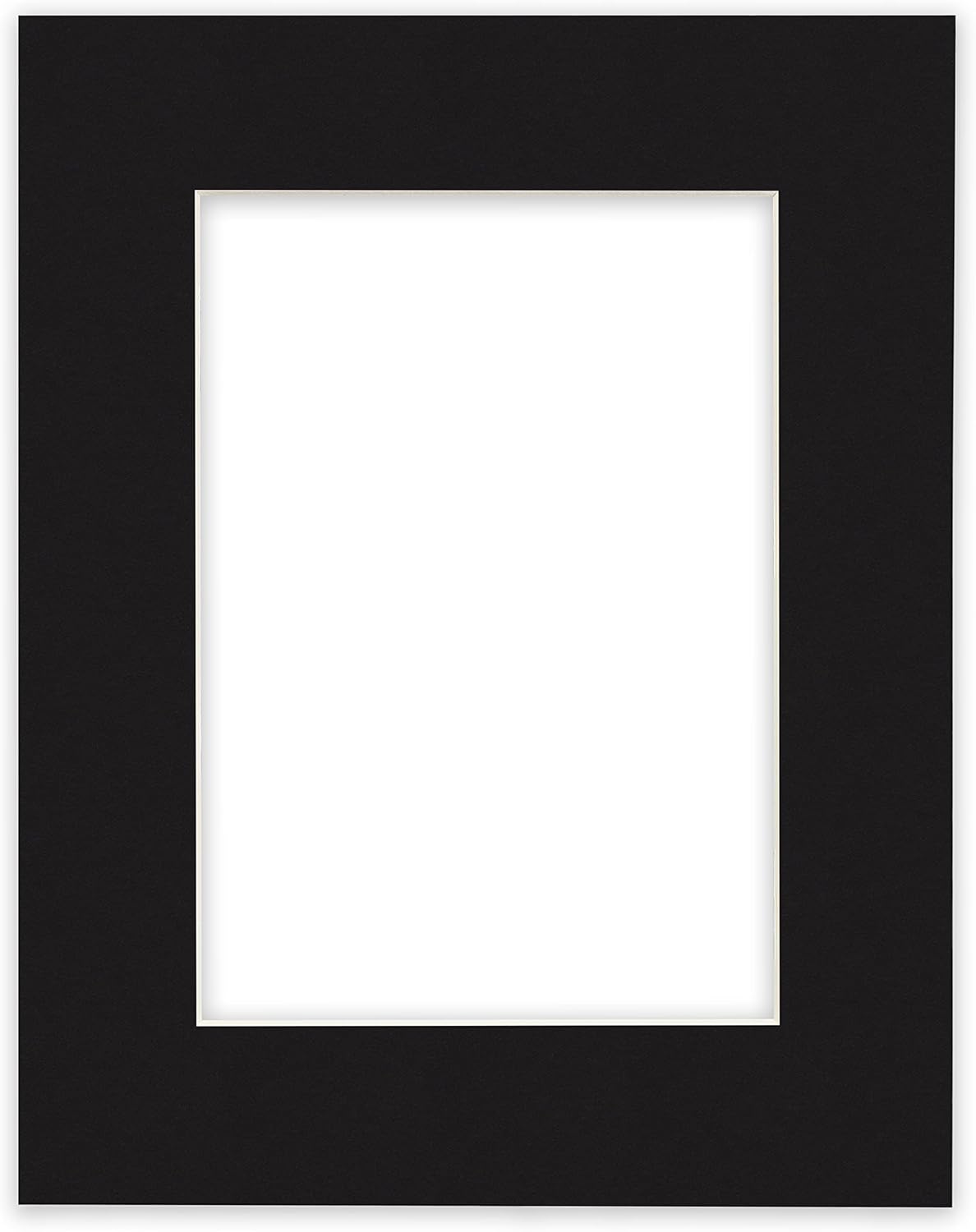 Craig Frames B221 Pre-cut Mat Board for 20x28 Print, 24x32, Smooth Black
