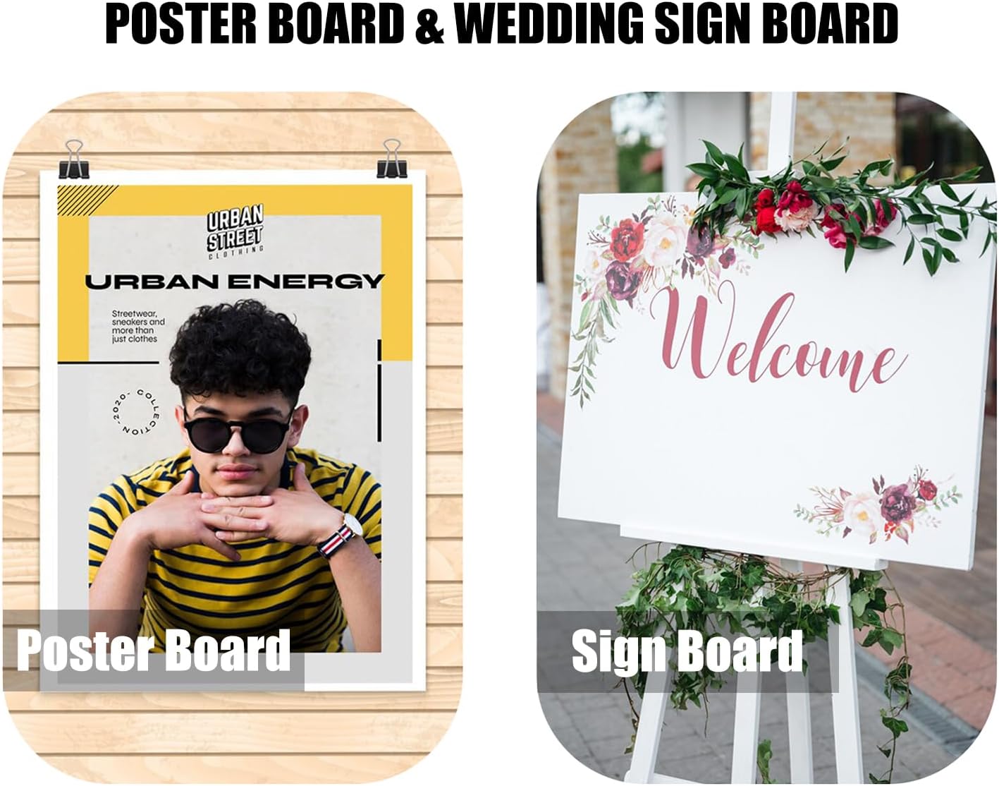 30 Pack White Foam Board 12" x 16.5", 3/16" Foam Core Baking Board for Projects, A3 Polystyrene Mat Board Poster Foam Board Sheets for Art Crafts, Presentation, Wedding, School Projects