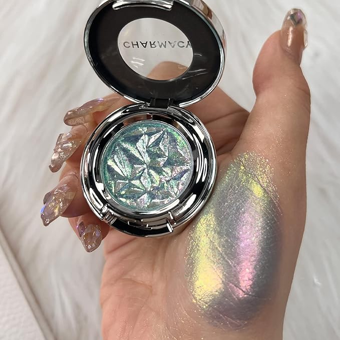 CHARMACY Duochrome Eyeshadow, Insane Shifters Chameleon Eyeshadow, Creates High-Impact, Metallic Eye Looks, 100% Vegan and Cruelty Free, 1.9g (#807)