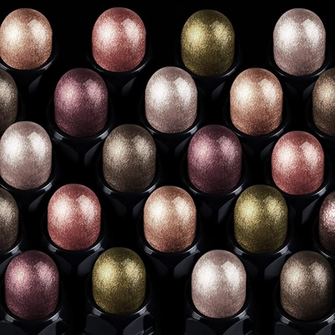 6PCS Cream Eyeshadow Stick Makeup Sets, Metallic And Matte Shimmer Eye Shadow Eye Brightener Stick Pencil Crayon, B04-Champagne Pink