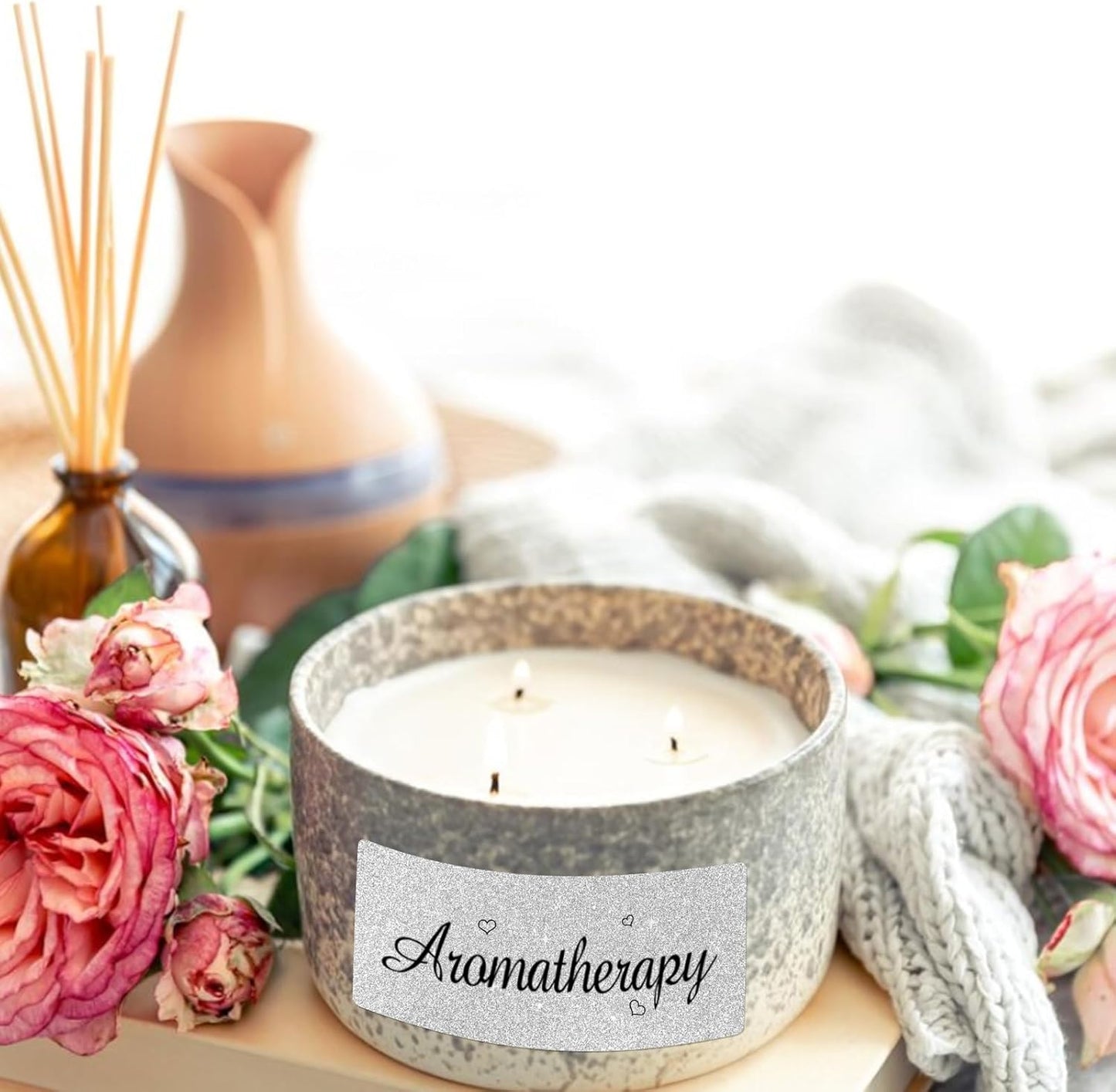 2" x 4" Glitter Silver Thermal Label Stickers,Waterproof Thermal Printer Sticker Labels for Gift Wrapping, Self-Adhesive Name Price Tag DIY Custom Logo Design (250 pcs,Silver)