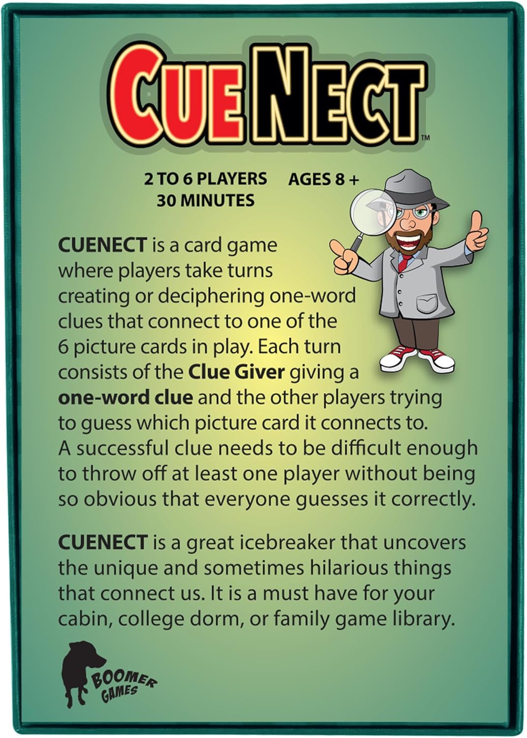 CUENECT: Wildly Fun Clue Decoding Game - Connect, Discover, & Laugh with Friends & Family ā from The Makers of Moose Master