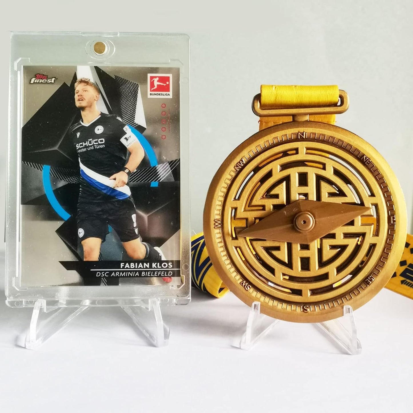 24 Packs Thickened edition (2.3 Inch) Acrylic Card stands, Card Holder Display Stand,Coin Display stand, for Display Magnetic Card Holder,Challenge Medals, Baseball Cards, Sports Cards, Trading Cards