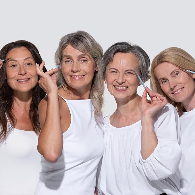 PrimeBrow Pencil for Mature Women – Ultra-Precise Tip for Natural, Hair-Like Strokes – Smudge-Proof & Long-Lasting Wear – Great for Thinning, Sparse, or Graying Brows (Blonde)