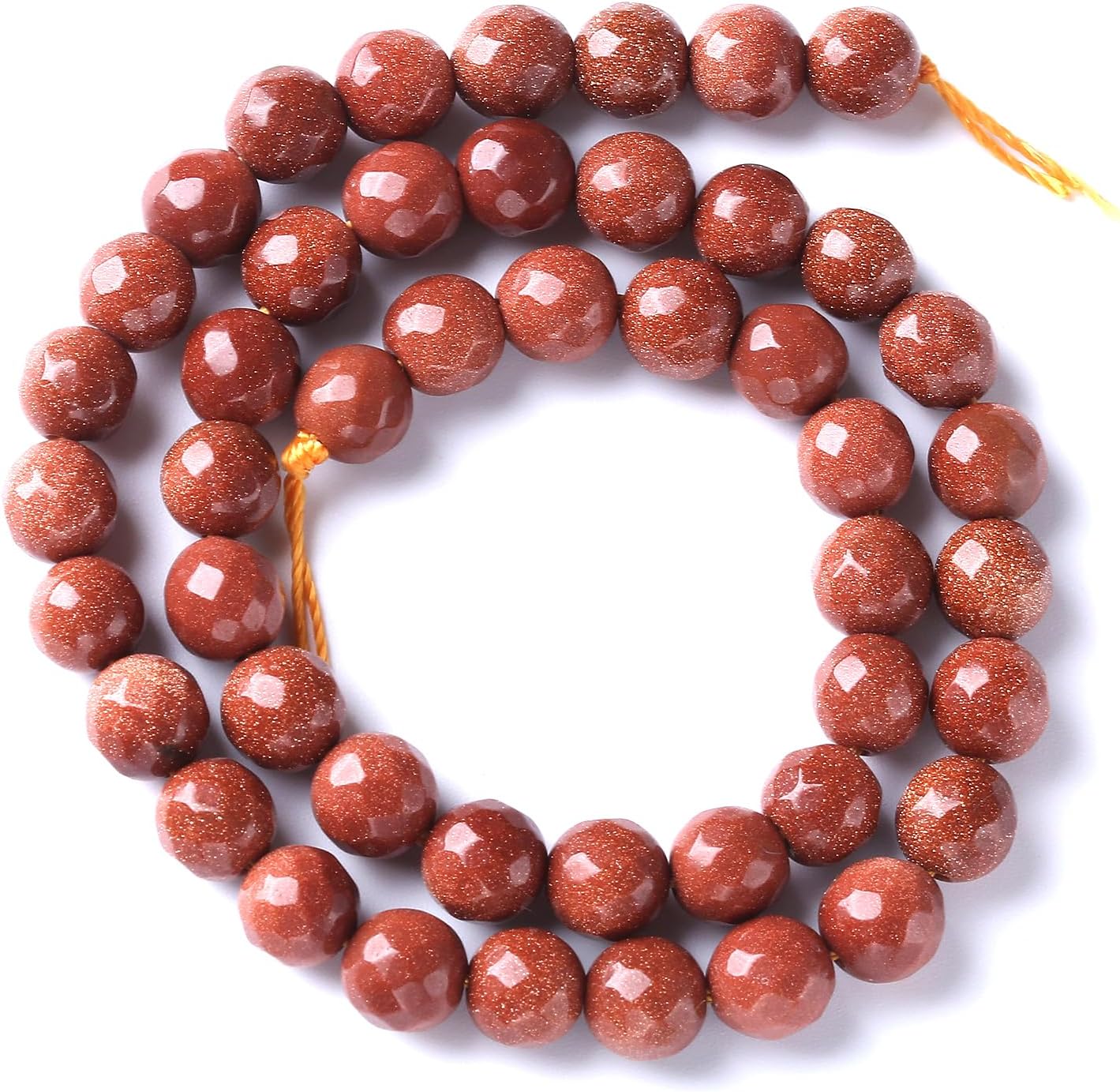 90pcs 4mm Natural Gold Sandstone Beads Faceted Stone Energy Healing Beads for Jewelry MakingDIY Bracelet Necklace Accessories 15" (4mm, Faceted Gold Sandstone)