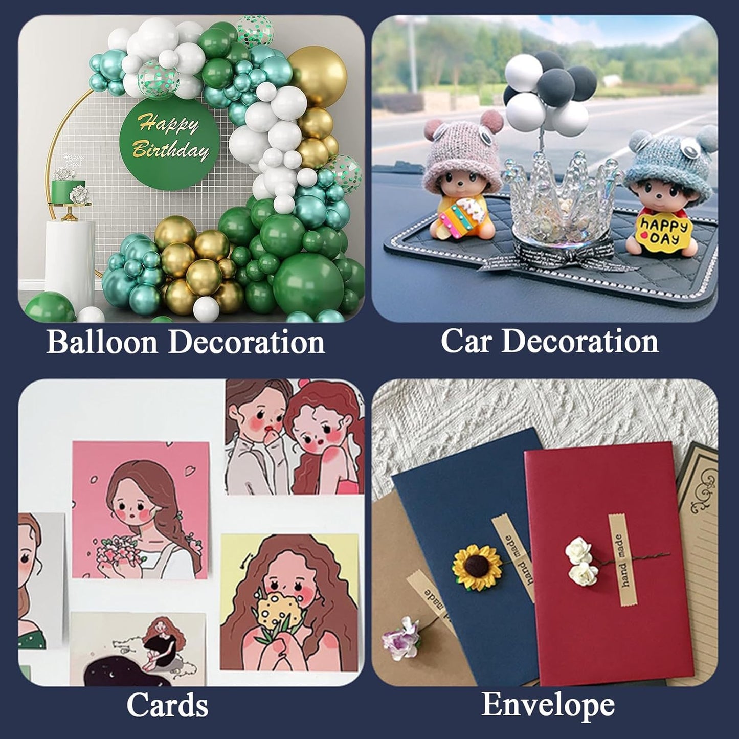 Adhesive Stick dots Two-Sided Sided Mounting Putty Stick Tack for Wall Hanging Crafts Balloons Festival Party Decorations,Clean Removable(0.6"*0.6"-80)