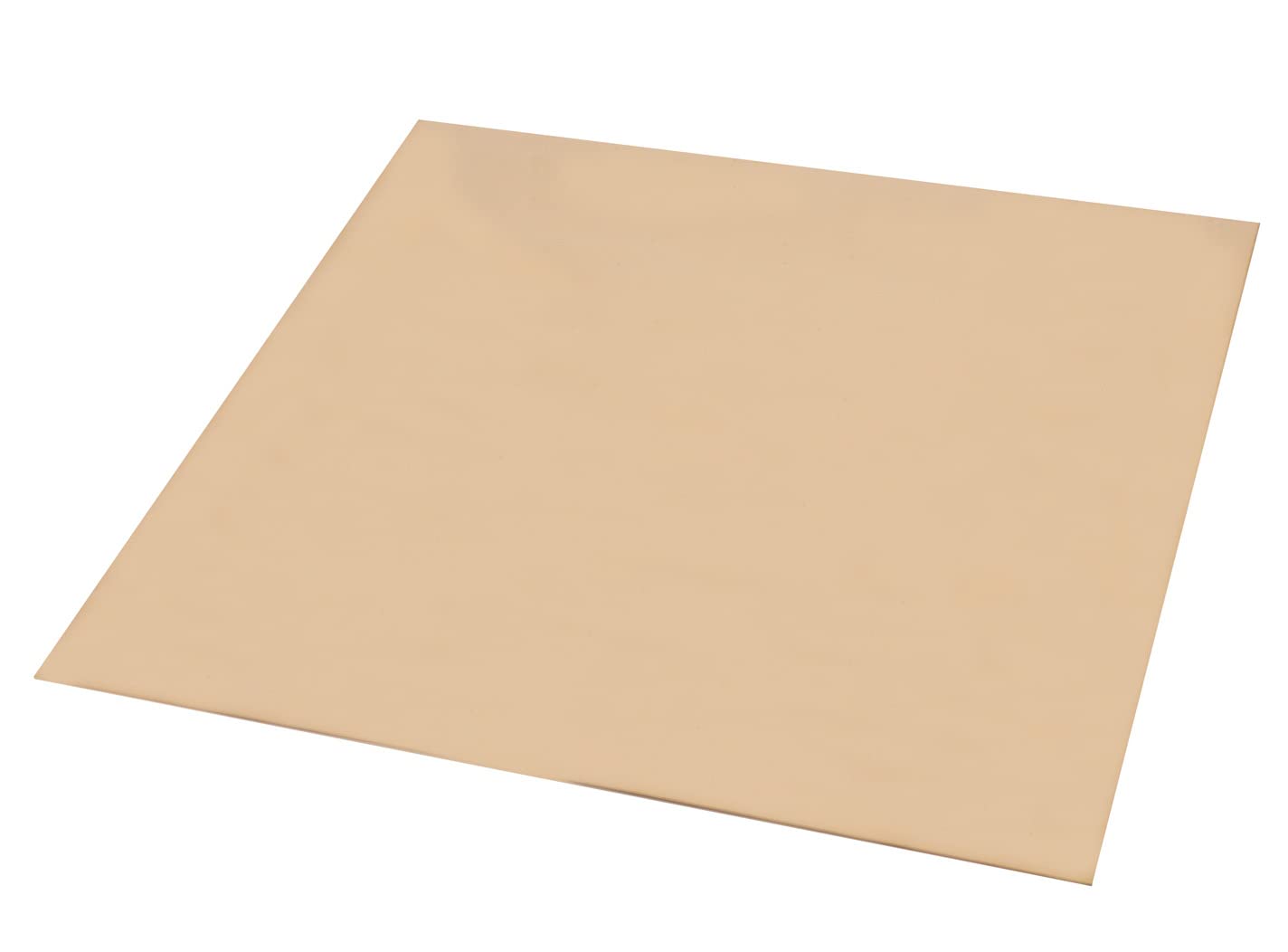 1 Pcs C280 Brass Sheet, 11.8" x 11.8", 18 Gauge(0.04"/1.02mm) Thickness, No Scratches, Protective Film on Both Sides