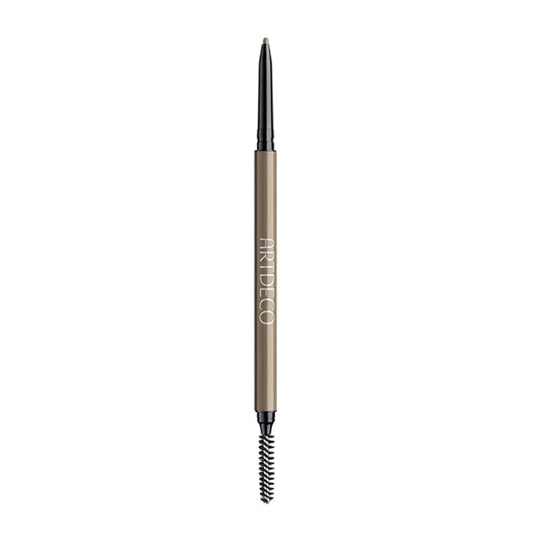 ARTDECO Ultra Fine Brow Liner - Ash Brown - Thin Twist-Out Tip Creates Ultra-Fine Lines - Integrated Grooming Brush - Smudge-Proof & Waterproof - Eyebrow Pencil - Eye Makeup - Vegan - 0.03 Oz