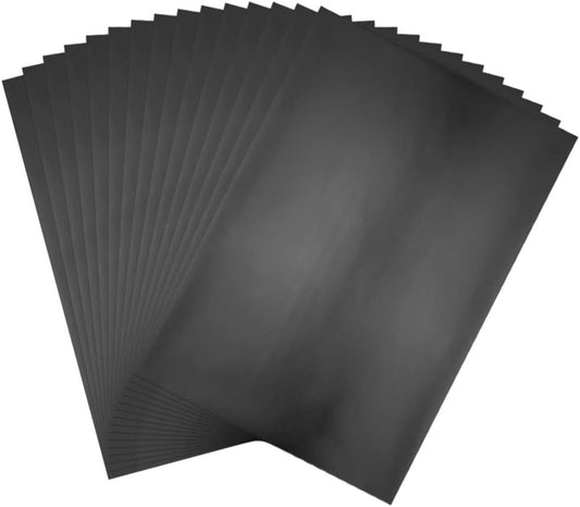 50 Sheets Toner Reactive Foil Sheet for Crafts Paper Holographic Heat Transfer Craft Foil Paper for Scrapbooking Stamping Cardstock Heat Transfer DIY Crafts Accessories 7.9 x 11.4inch