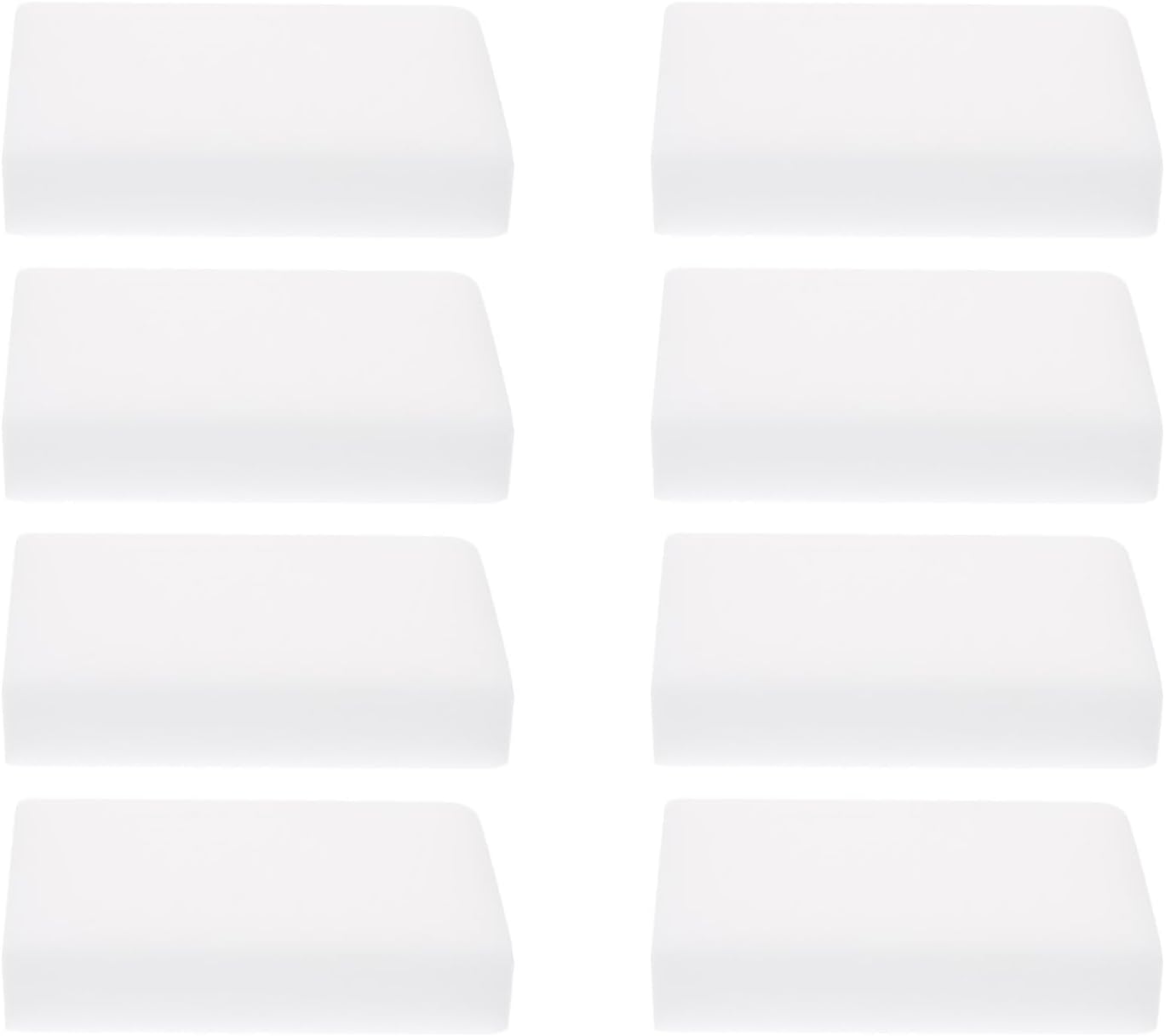 Tofficu 32 Pcs High Density Sponge Blocks for Needle Felting, DIY Crafts, Jewelry Making, and Heat Shrinkable Accessories, 3.93x2.36x3.14 Inch, White Paint Sponges