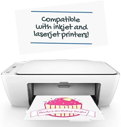 NuFun Activities Inkjet Printable Iron-On Heat Tshirt Transfer Paper 11x17 (25, Dark Fabrics)