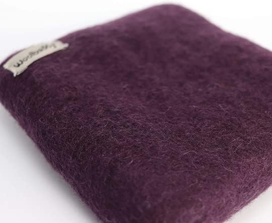 Woolbuddy Needle Felting Pad - Durable Wool Mat for Craft Projects, Foam Alternative, 6"x6"x1.5" (Purple)