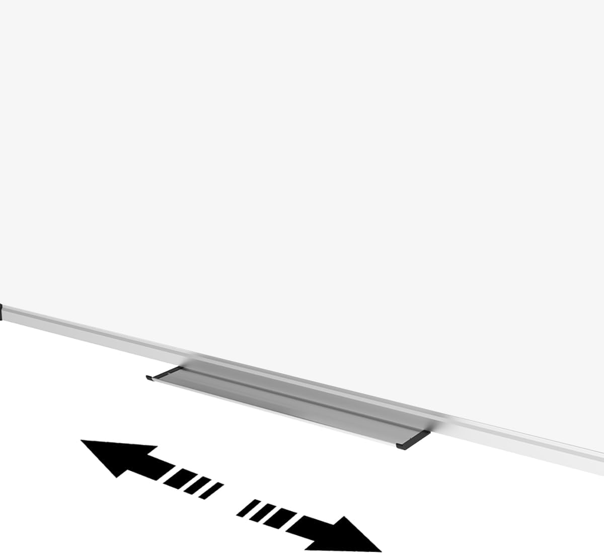 XBoard Magnetic Whiteboard 36 x 24 Inch, Dry Erase White Board for Wall with Marker Tray 3' x 2' | Aluminum Frame Message Presentation Board for Home School & Office