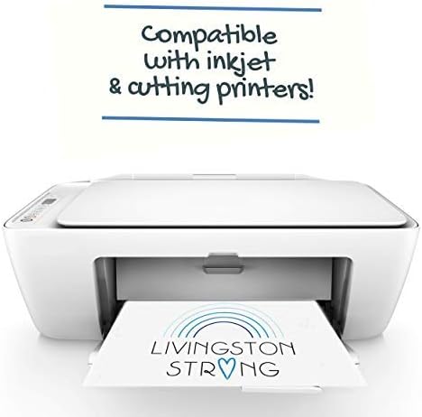 NuFun Activities Inkjet Printable Iron-On Heat Tshirt Transfer Paper 11x17 (12, Light Fabrics)