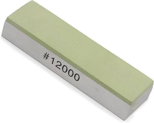 Small Travel-Portable Diamond Resin Sharpening Stone - 12000 Grit Whetstone Knife Sharpener
