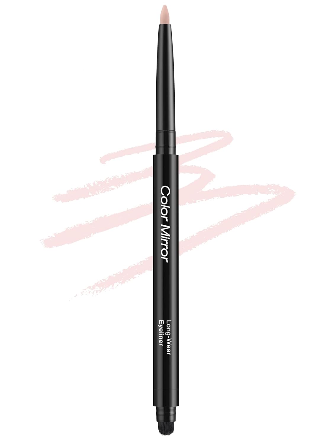 Smudge Proof Eyeliner, Waterproof Retractable Eye liner with Brush, Matte and Shimmer Eyeliner Pencil, Creamy Texture, Long lasting & Smooth(08 Pink Matte)