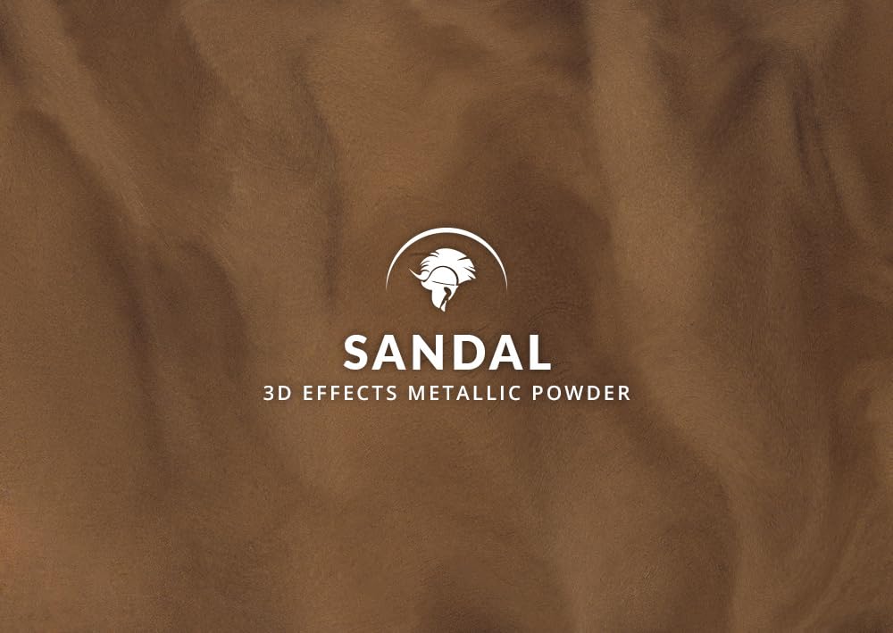 Spartan Epoxies Metallic Pigment Powder for Epoxy - 30 Unique Colors, 4oz for 1 Gallon and 12oz for 3 Gallons of Clear Epoxy, Made in The USA (Sandal, 12oz (135 Grams))