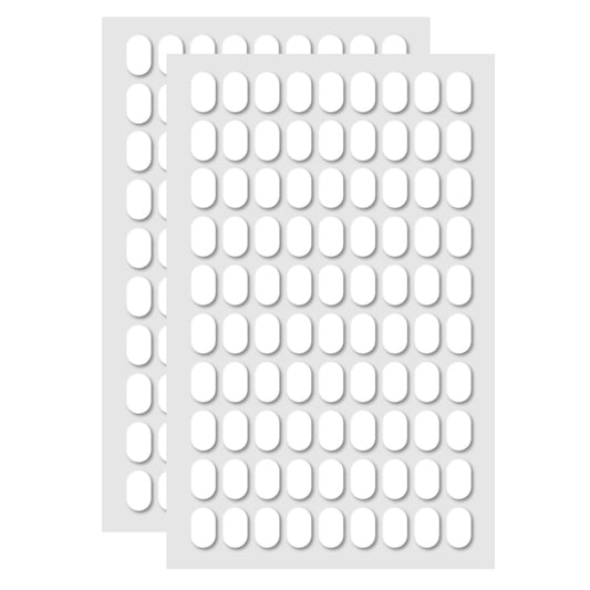 180 Pcs Sticky Tack Poster Stickers, Double Sided Sticky Round Clear Stickers, No Trace Poster Adhesive Putty Removable Waterproof Adhesive Dots for Festival Decoration Sticky Dot (0.31" X 0.51")