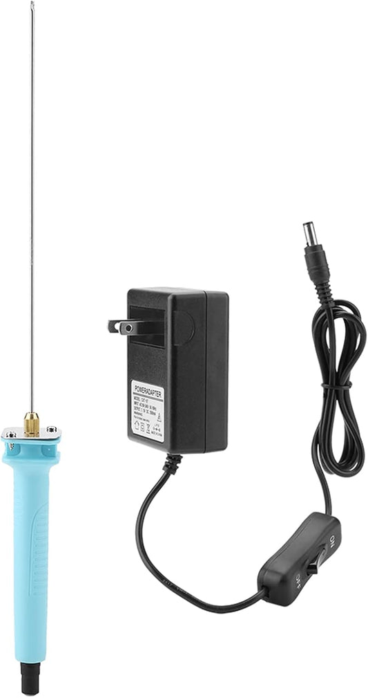 Hot Wire Foam Cutter, 30W 25cm Electric Hot Wire Cutter Foam Polystyrene Cutting Machine Hot Wire Knife Heat Cutting Engraving Pen for Creative Model Art Making, 100‑240V (US Plug)