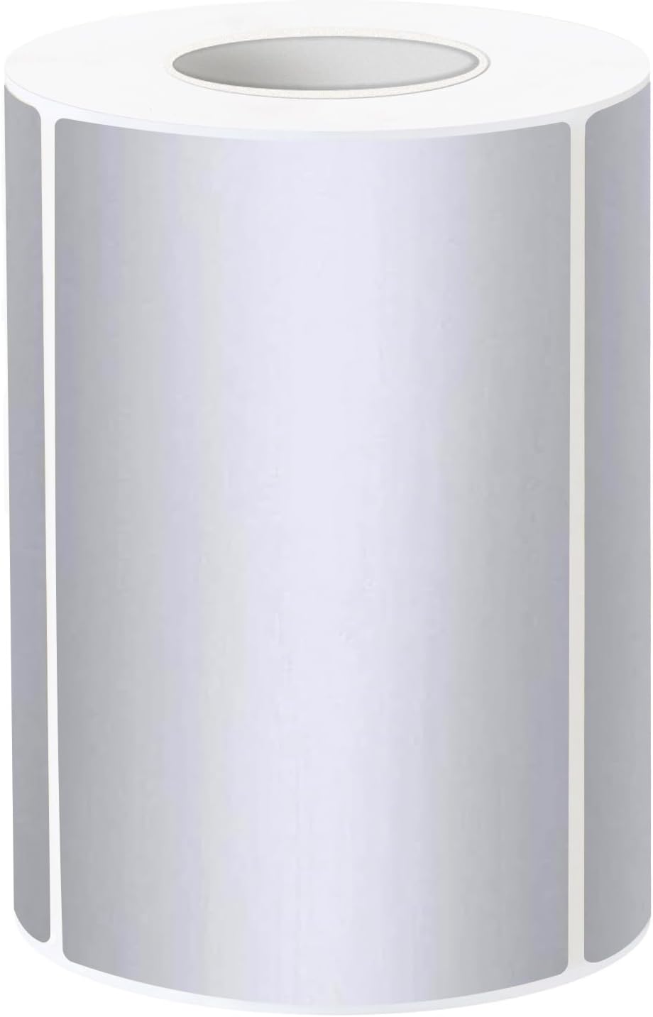 2" x 3" Silver Thermal Label Stickers,Waterproof Thermal Printer Sticker Labels for Gift Wrapping, Self-Adhesive Name Price Tag DIY Custom Logo Design (280 pcs,Silver)