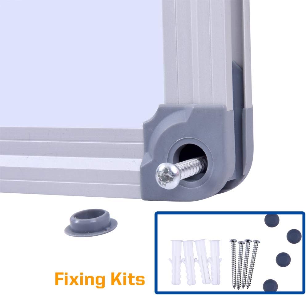 72" x 40" Magnetic Dry Erase Board with Pen Tray | Extra Large Wall Mounted Aluminum Frame Whiteboard for Office, Classroom & Home | Premium Presentation Board for Meetings & Planning