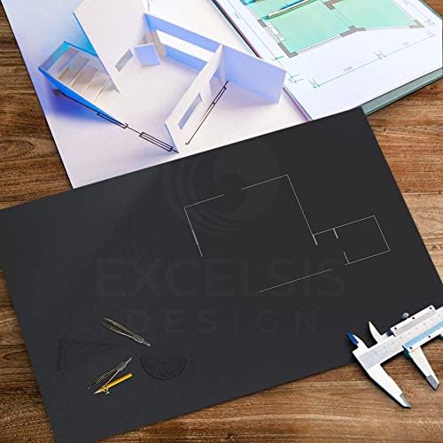 Black Foam Board 20 x 24 x 3/16" (5mm) Inch, 15 Pack Acid-Free Foam Core Poster Board Sheets for Art, Crafts, Presentation, Vision Board, Signboard, and Party Decorations