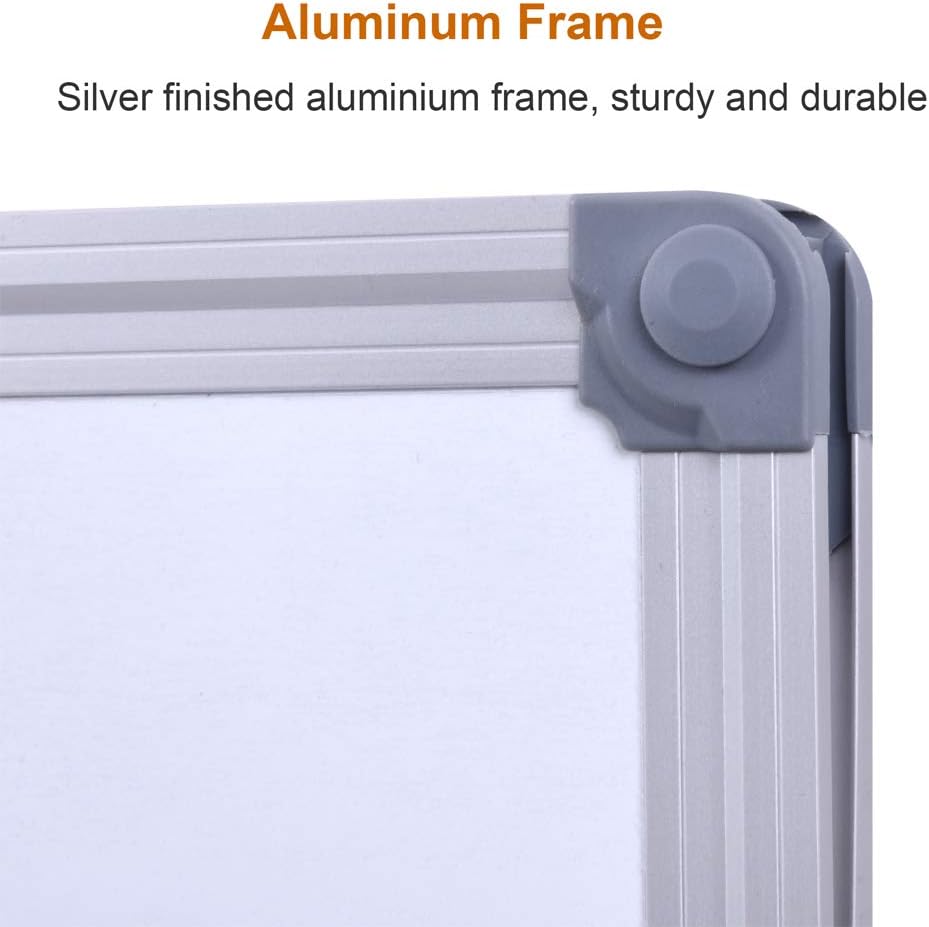 Premium 60"x 36" Multipurpose Magnetic Dry Erase Board with Aluminum Frame | Versatile Wall-Mounted Whiteboard with Pen Tray for Enhanced Office and Classroom Presentations & Collaborations