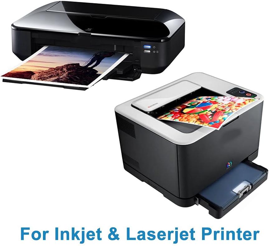 Uinkit Brochure Paper Glossy Double Sided 8.5x11 Inkjet 37lb 140gsm Dye ink Thin Photo Picture Flyer Calendar Magazine CD Cover letter (100, 11x17-matte)