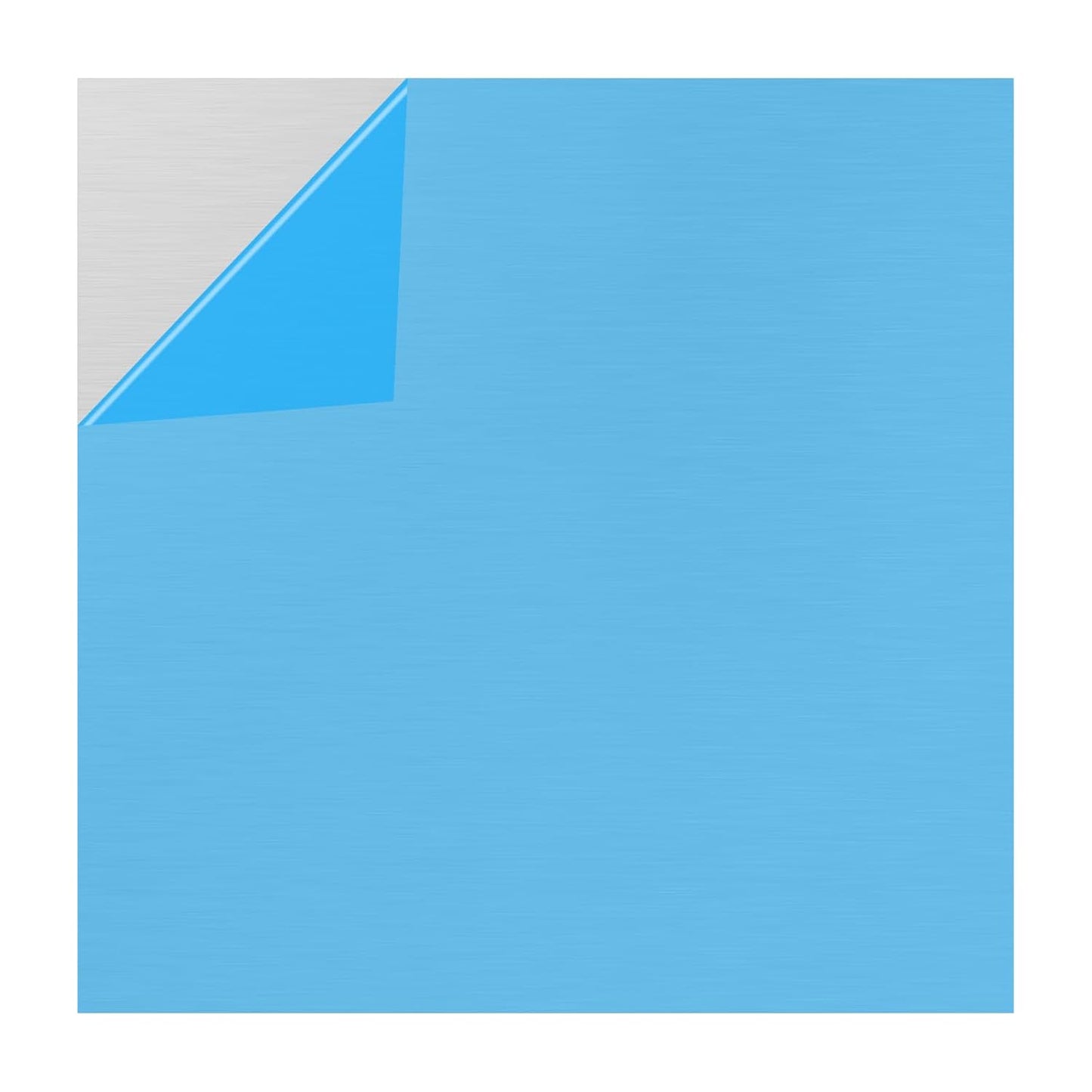 6061 T651 Aluminum Sheet Metal 12 x 12 x 1/16 (0.63”) Inch, Flat 1.5MM Aluminum Metal Plate for Crafting, Industrial, Double-Side Protective Film