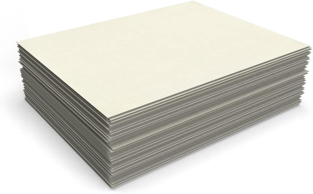 LUXPaper 8.5" x 11" Paper | Letter Size | Natural Linen | 80lb. Text | 1,000 Qty