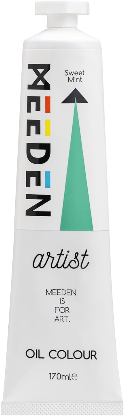 MEEDEN Artist Grade Oil Paint: Sweet Mint - 170ml/5.7oz Tube - Professional Art Paints for Canvas Painting
