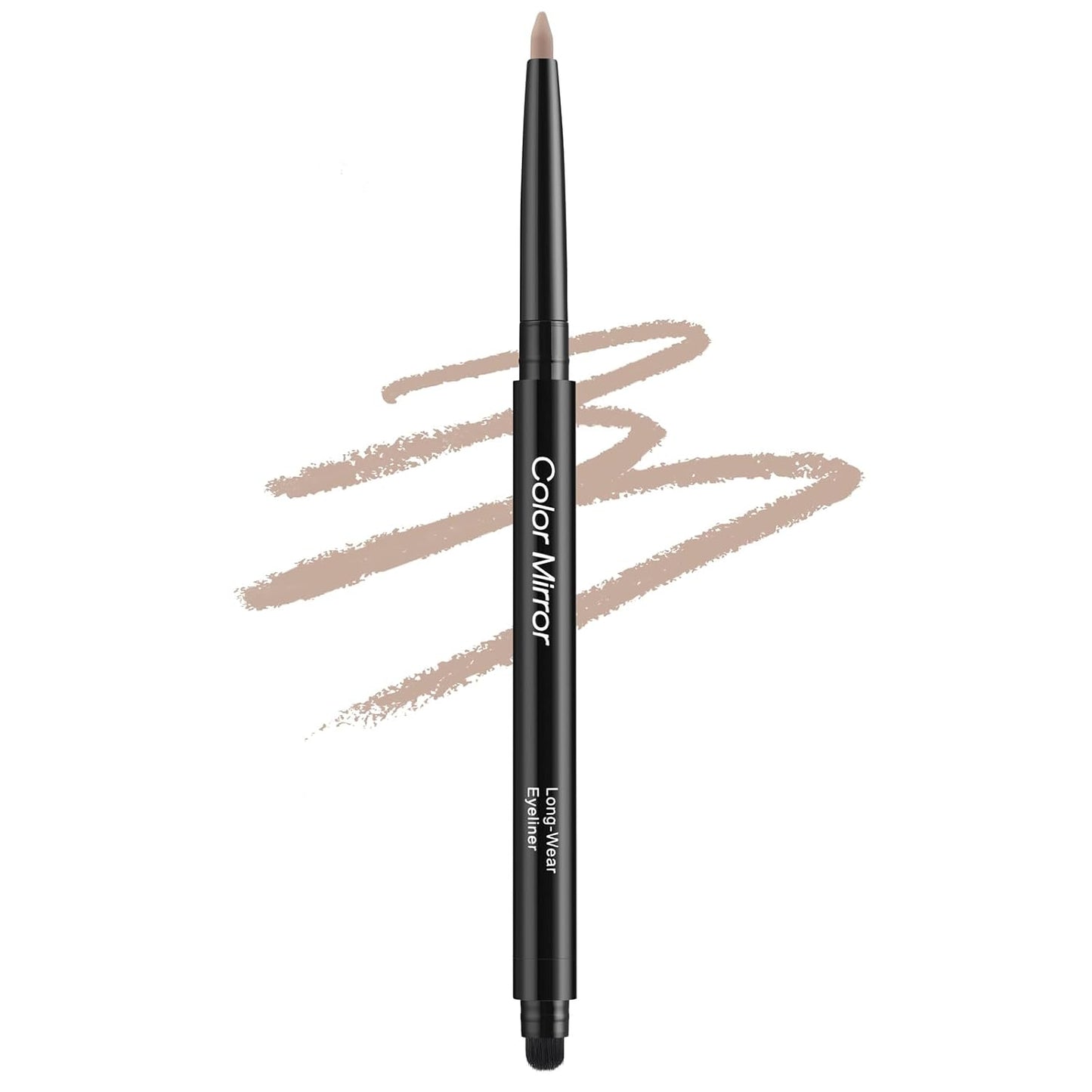 Smudge Proof Eyeliner, Waterproof Retractable Eye liner with Brush, Matte and Shimmer Eyeliner Pencil, Creamy Texture, Long lasting & Smooth(26 Cappuccino Matte)