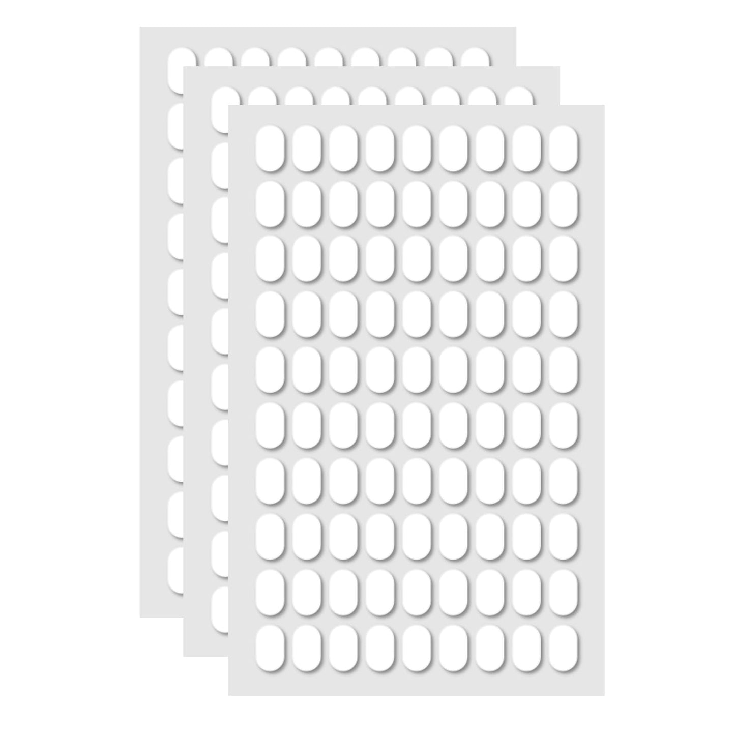 270 Pcs Sticky Tack Poster Stickers, Double Sided Sticky Round Clear Stickers, No Trace Poster Adhesive Putty Removable Waterproof Adhesive Dots for Festival Decoration Sticky Dot (0.31" X 0.51")