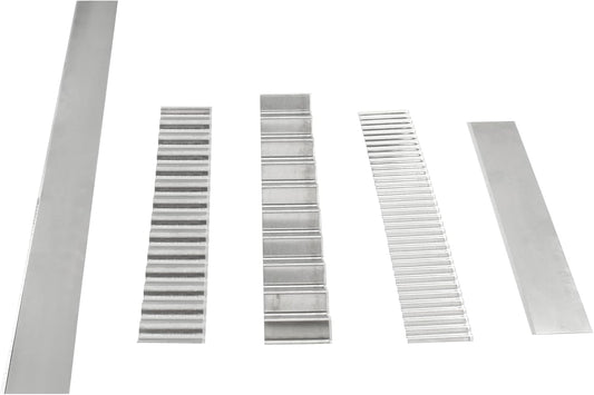 Litoexpe 5pcs Polymer Clay Cutters, Carbon Steel Clay Slicer Blade Set, Flexible Polymer Clay Cutting Slicing Tools for Clay DIY, Sculpting Modelling （Straight and Wave）