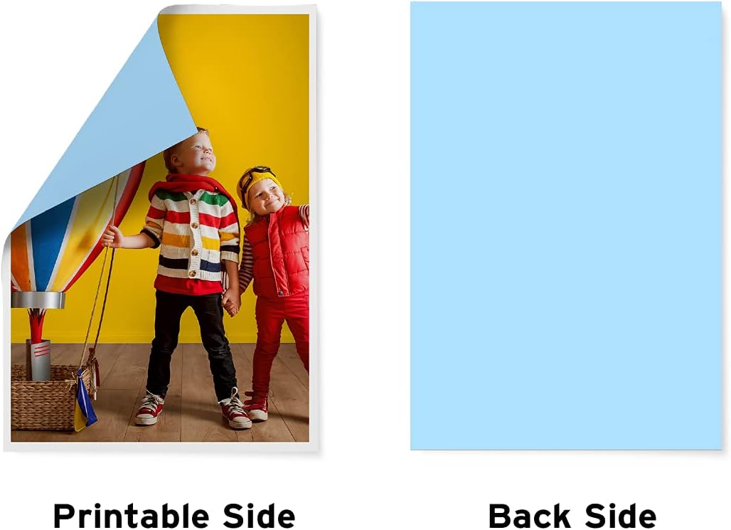 Printers Jack Sublimation Paper - 8.5 x 11 Inches, 100 Sheets 120gsm for Any Epson Sawgrass Inkjet Printer with Sublimation Ink, Heat Transfer Sublimation Paper for T-shirt, Mugs, Light Fabric