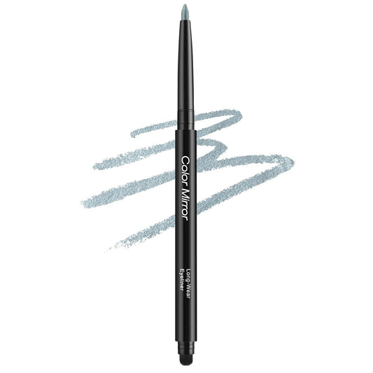 Smudge Proof Eyeliner, Waterproof Retractable Eye liner with Brush, Matte and Shimmer Eyeliner Pencil, Creamy Texture, Long lasting & Smooth(48 Gentian Flower Shimmer)