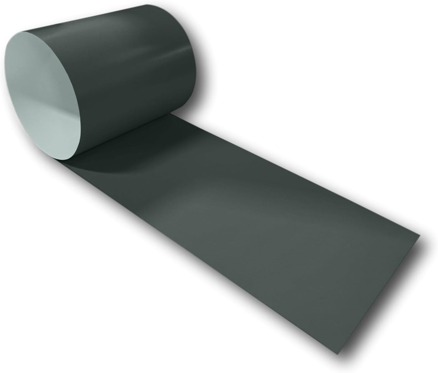 Eagle 1: 24 Gauge KYNAR 500 Sheet Metal Flashing Rolls-10 FT Long-Heavy Duty Pre-Finished Rolls-Commercial Grade-Roofing Flashing, Fascia Cover, Coping Cap-Multiple Sizes (6" x 10 FT, Charcoal)
