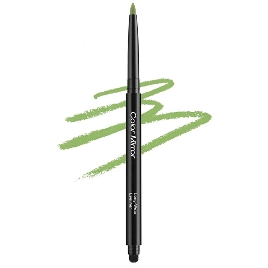 Smudge Proof Eyeliner, Waterproof Retractable Eye liner with Brush, Matte and Shimmer Eyeliner Pencil, Creamy Texture, Long lasting & Smooth(15 Wheatgrass Matte)