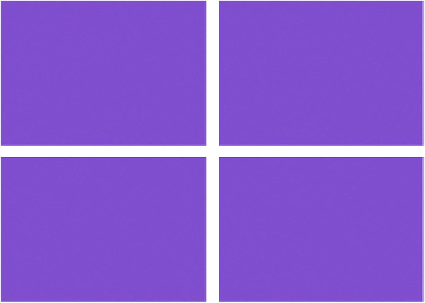 DMiotech 4Pcs Correction Gel Light Filter Overlay Transparent Plastic PVC Sheets Matte Purple for Photo，Film,Video