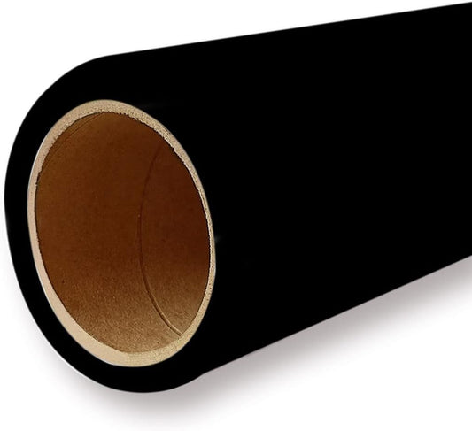 Yizhily Seamless Photogrphy Background Paper, Paper Backdrop Roll for Photoshoot, 82" x16', Jet