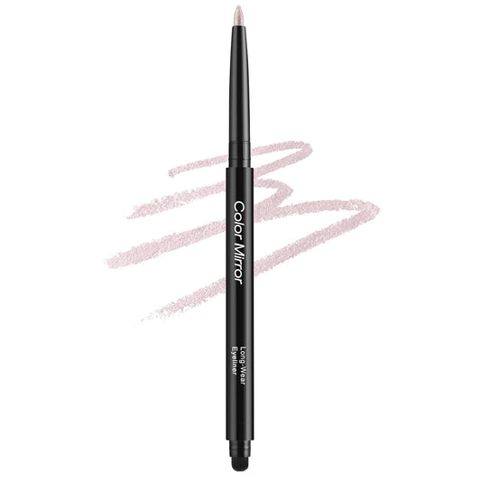Smudge Proof Eyeliner, Waterproof Retractable Eye liner with Brush, Matte and Shimmer Eyeliner Pencil, Creamy Texture, Long lasting & Smooth(40 Sakura Shimmer)