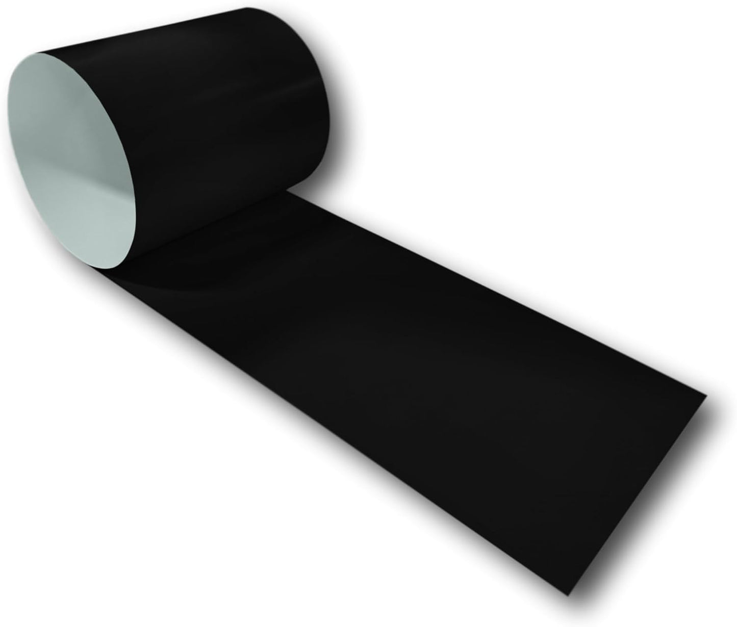 Eagle 1-24 Gauge KYNAR 500 Sheet Metal Flashing Rolls-10 FT Long-Heavy Duty-Commercial Grade-Roofing Flashing, Fascia Cover, Coping Cap-Multiple Sizes (30" x 10 FT, Deep Black)