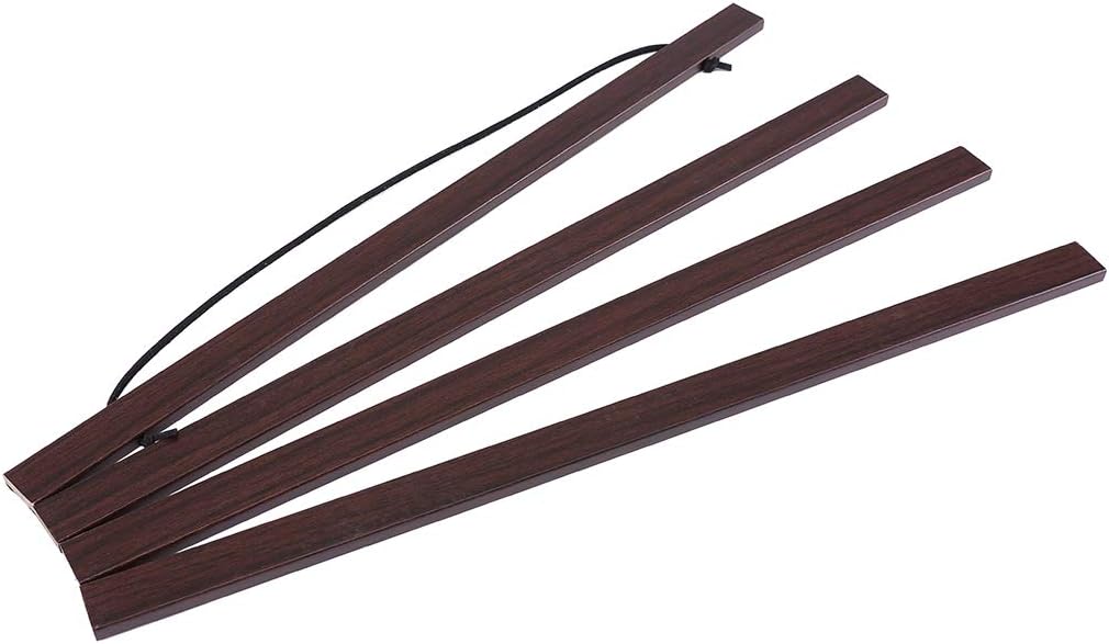 Ywlake Magnetic Poster Hanger, 14x22 14x20 14x24 Poster Frame Wood Wooden Magnet Print Posters Dowel Scroll Hanger Hangers Hanging Kit for Walls Map Canvas Artwork (Walnut, 14")